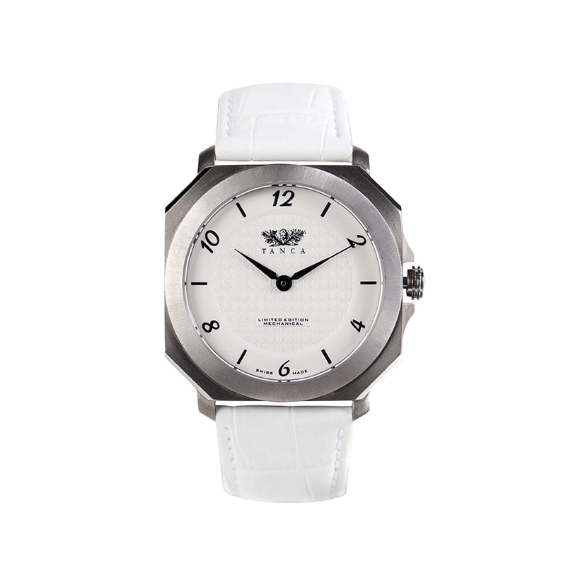 PieroUno Lady Attitude – Cassa Bianca, Cinturino Pelle Bianca