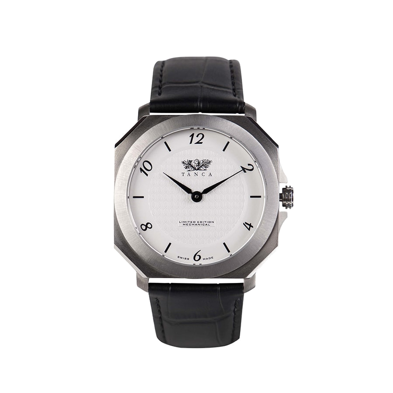 PieroUno Lady Attitude – Cassa Bianca, Cinturino Pelle Nera