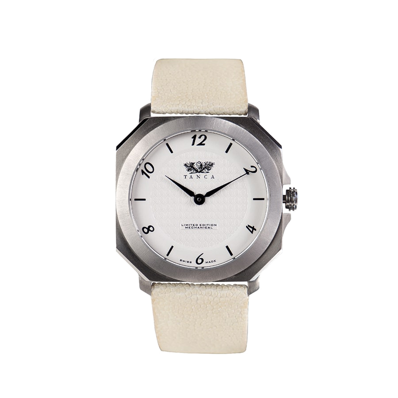PieroUno Gentleman Attitude – Cassa Bianca, Cinturino Razza Bianca