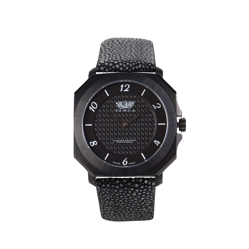 PieroUno Gentleman Attitude – Cassa Nera, Cinturino Razza Nera