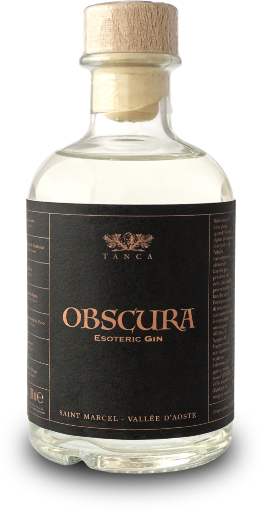 Bottiglia di Gin Obscura Esoteric Gin di Tanca